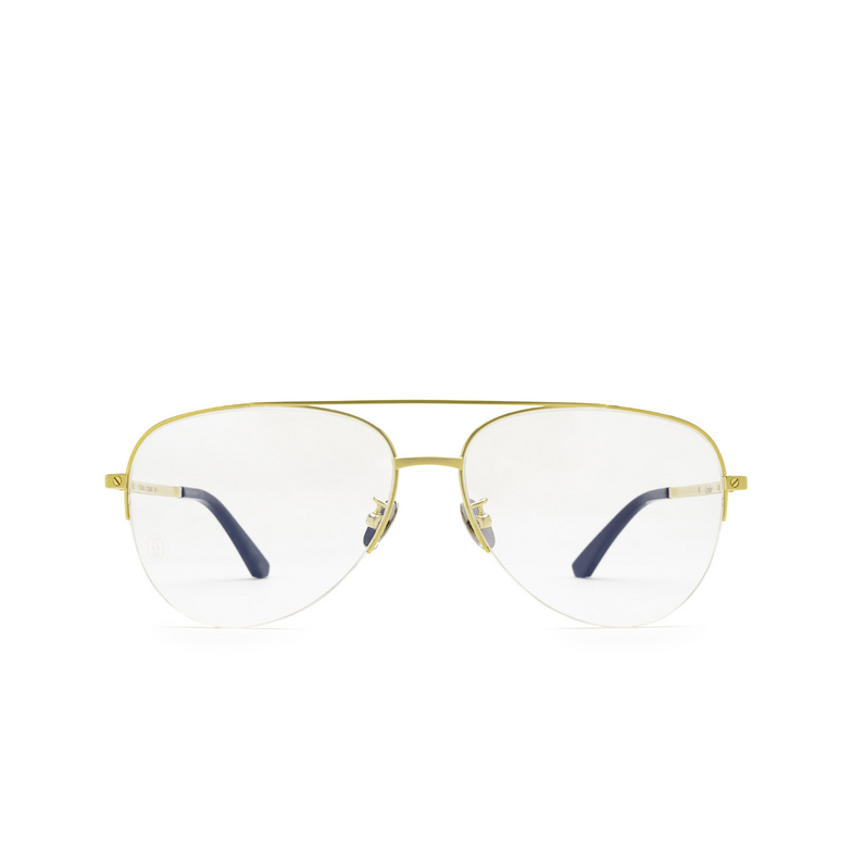 Cartier CT0256O Eyeglasses 001 gold - 1/5