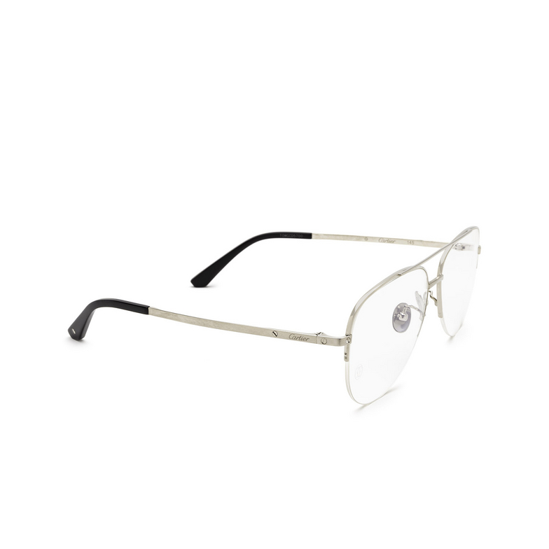 Cartier CT0256O Eyeglasses 002 silver - 2/4