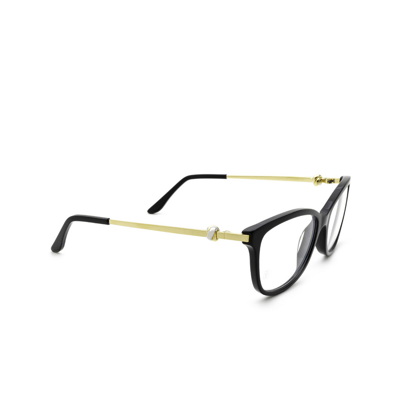 Cartier CT0257O Eyeglasses 001 black - 2/5