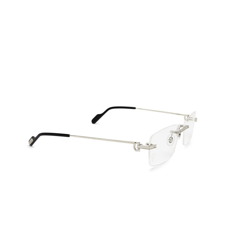 Cartier CT0259O Eyeglasses 001 silver - 2/4