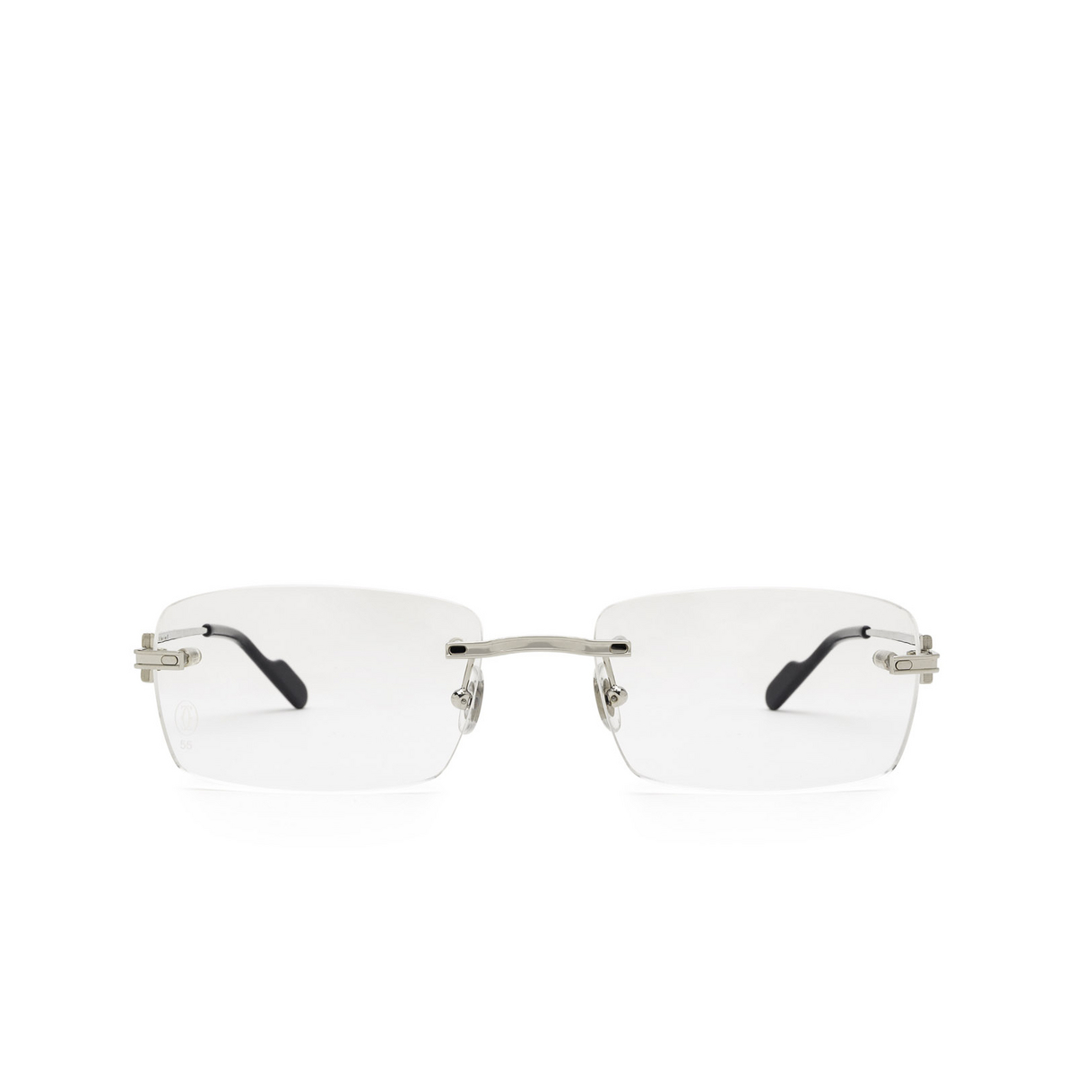 Cartier CT0259O Eyeglasses 001 Silver - front view