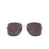 Cartier CT0266S Sunglasses 001 gold - product thumbnail 1/4