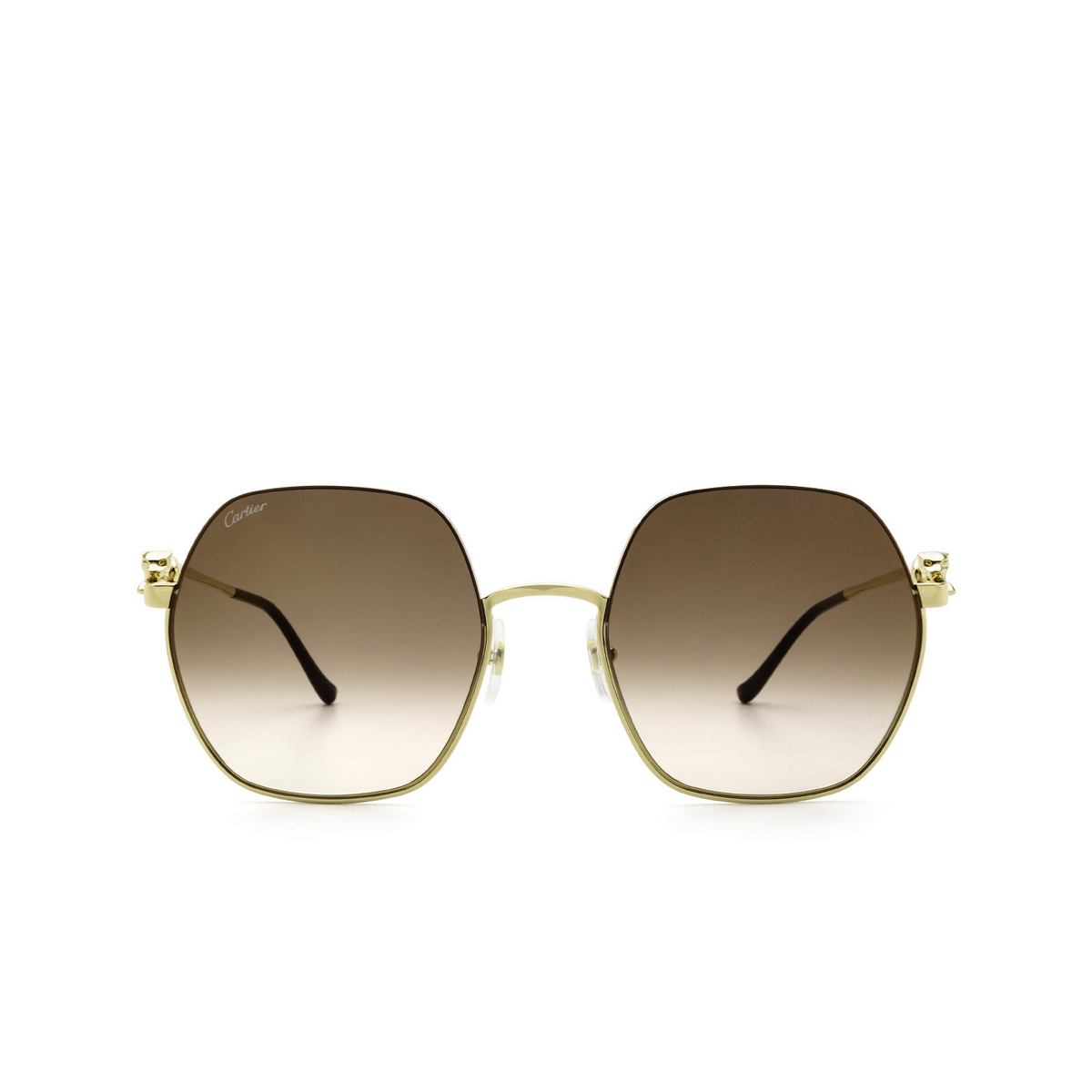 Cartier CT0267S Sunglasses 002 Gold - front view