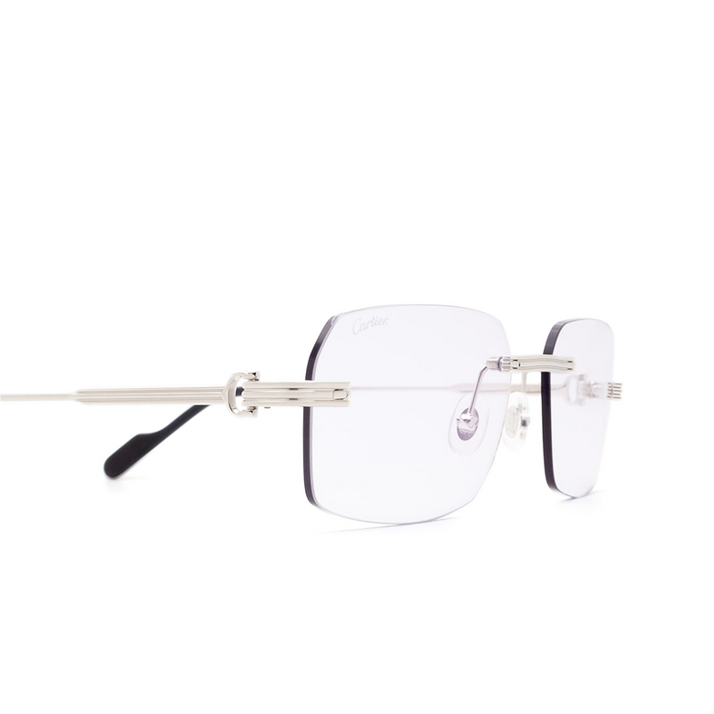 Cartier CT0271S Sunglasses 005 silver - 3/4