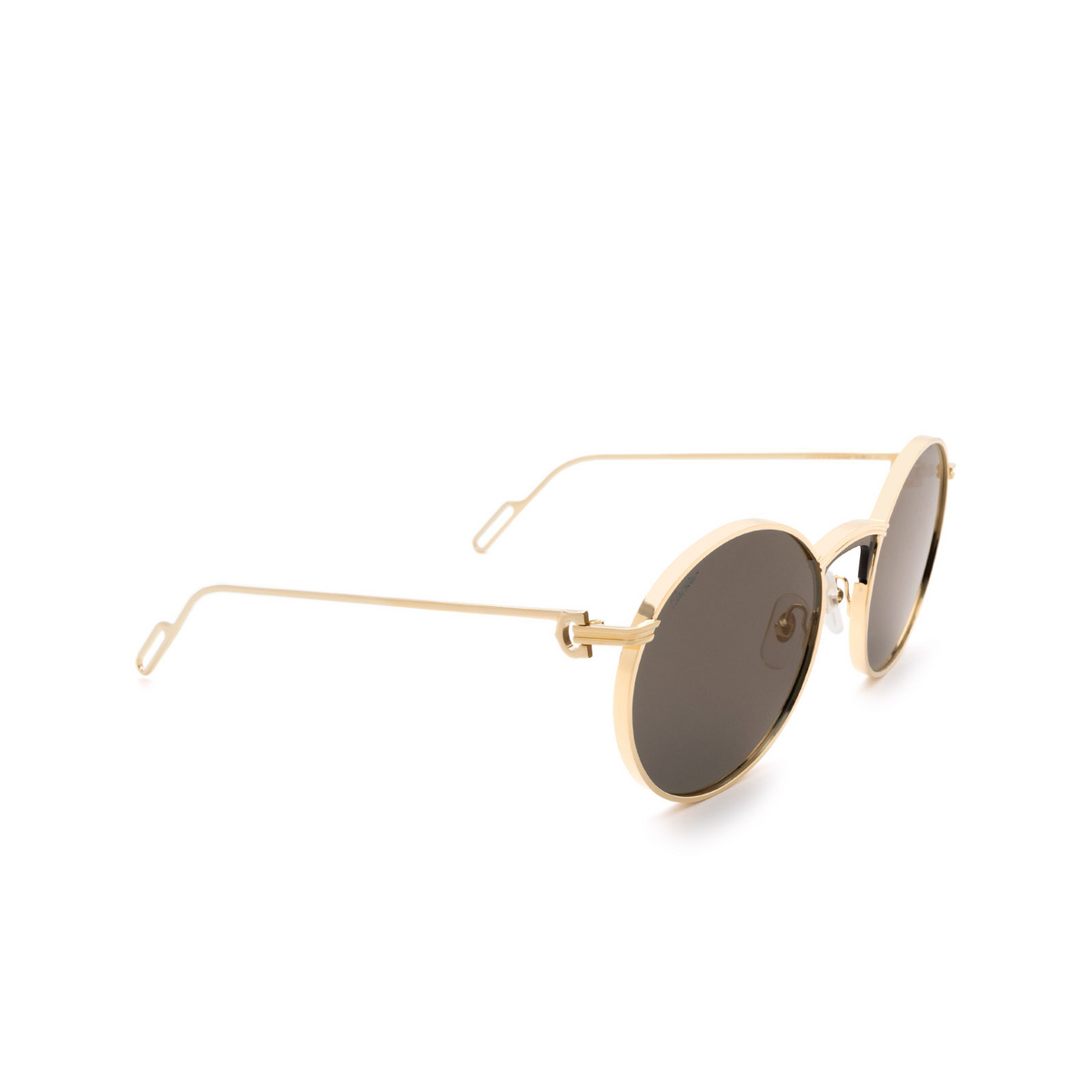 Cartier CT0274S Sunglasses 001 Gold - three-quarters view
