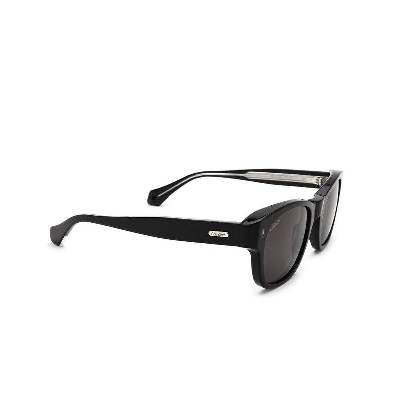 Cartier CT0278S Sunglasses 001 black - 2/5
