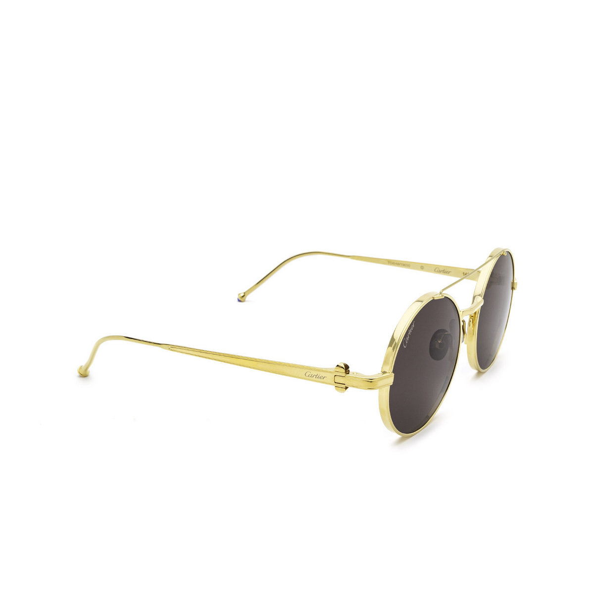Cartier CT0279S Sunglasses 001 Gold - three-quarters view