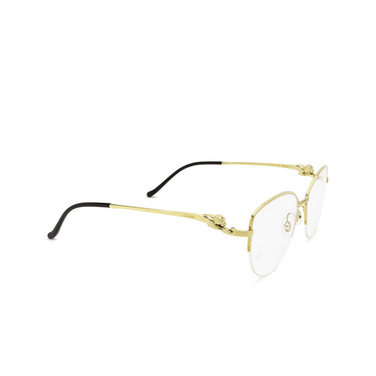 Cartier CT0280O Korrektionsbrillen 001 gold - Dreiviertelansicht