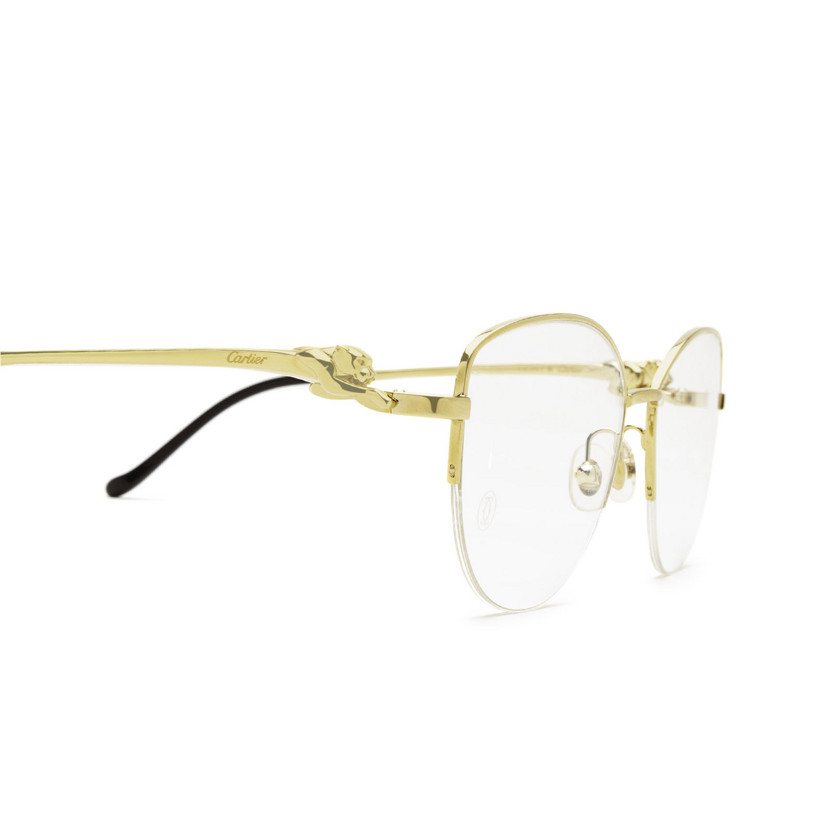 Cartier CT0280O Eyeglasses 001 Gold - 3/4