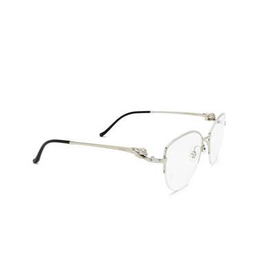 Cartier CT0280O Korrektionsbrillen 002 silver - Dreiviertelansicht