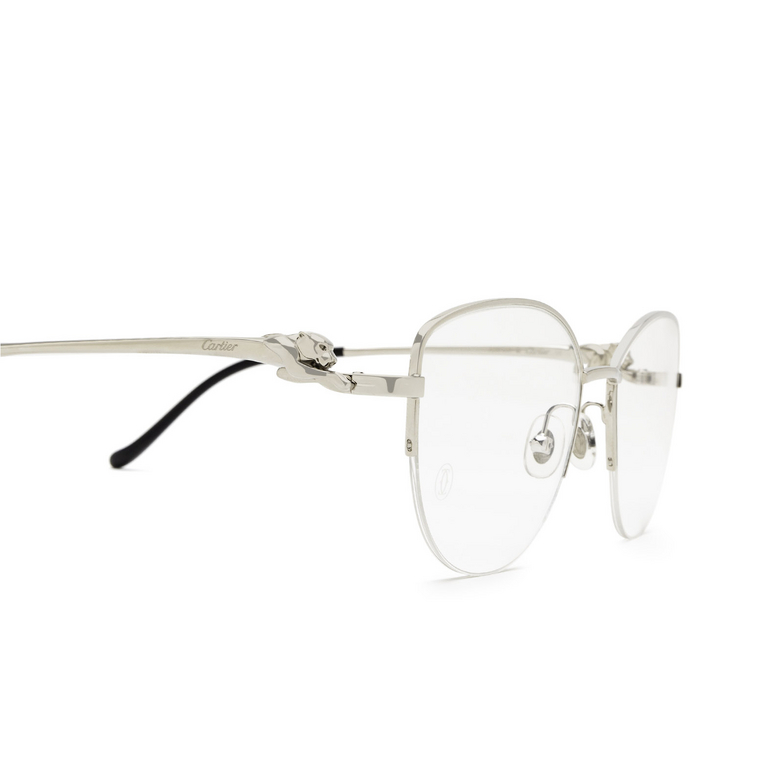 Gafas graduadas Cartier CT0280O 002 silver - 3/4