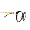 Cartier CT0283O Eyeglasses 002 dark tortoise & gold - product thumbnail 3/4