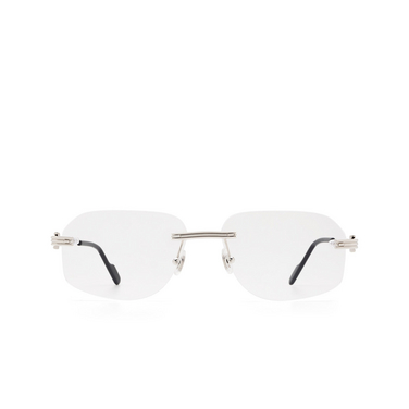 Lunettes de vue Cartier CT0284O 001 silver - Vue de face