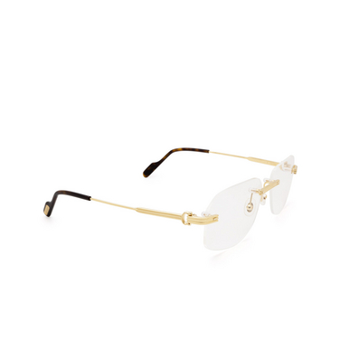 Cartier CT0284O Korrektionsbrillen 002 gold - Dreiviertelansicht