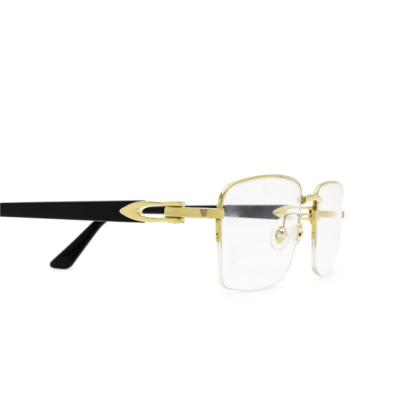 Cartier CT0288O Eyeglasses 001 black - 3/4