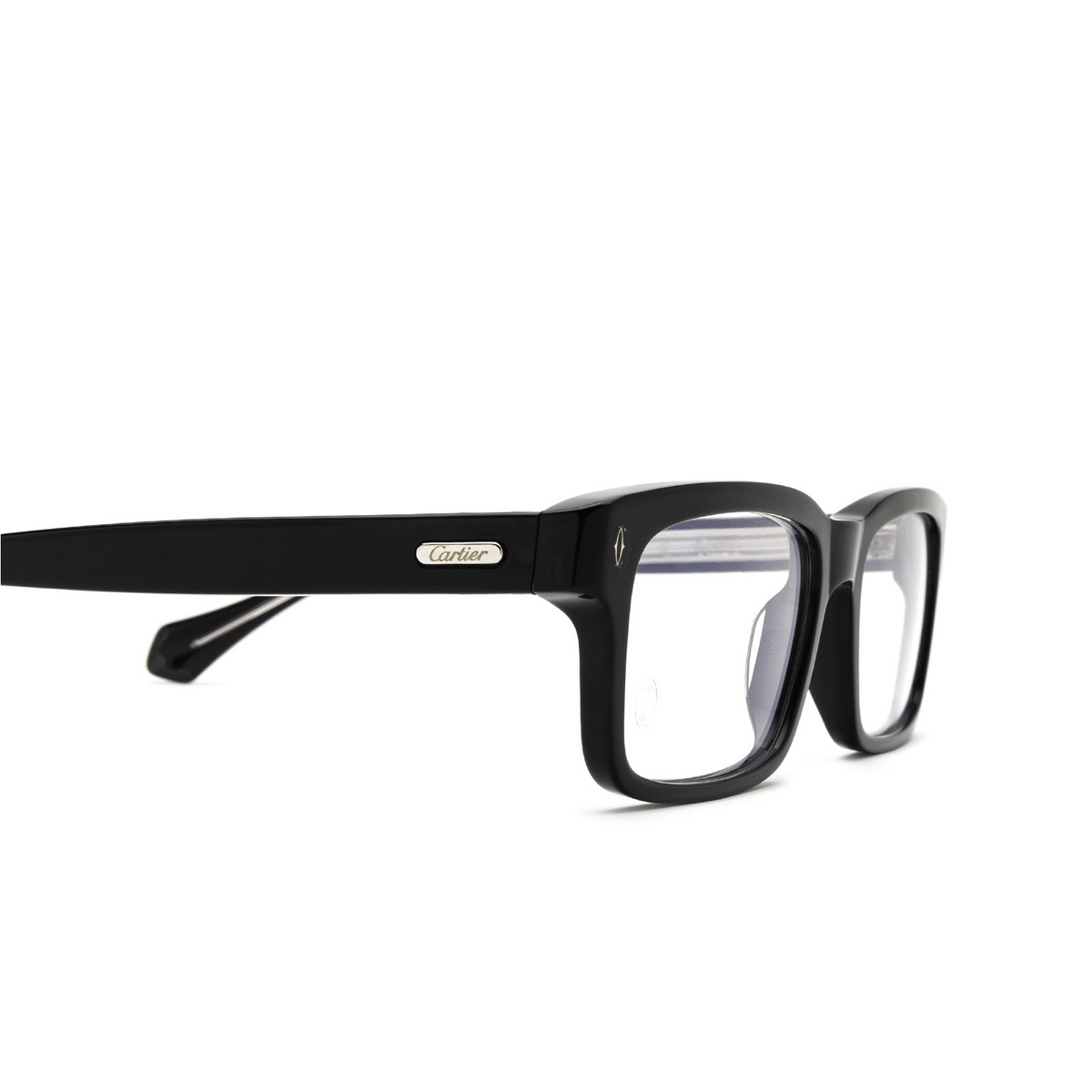 Cartier CT0291O Eyeglasses 001 Black - product thumbnail 3/4