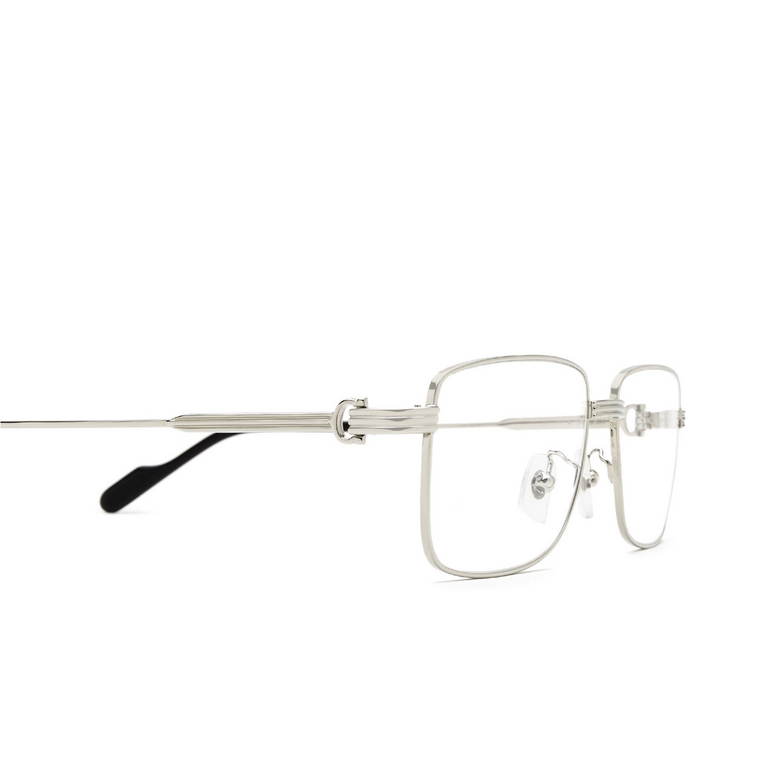 Cartier CT0294OA Eyeglasses 001 silver - 3/4