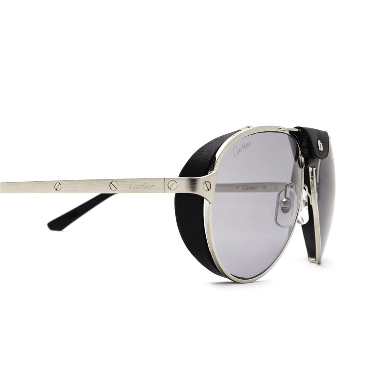 Cartier CT0296S Sunglasses 002 silver - 3/4