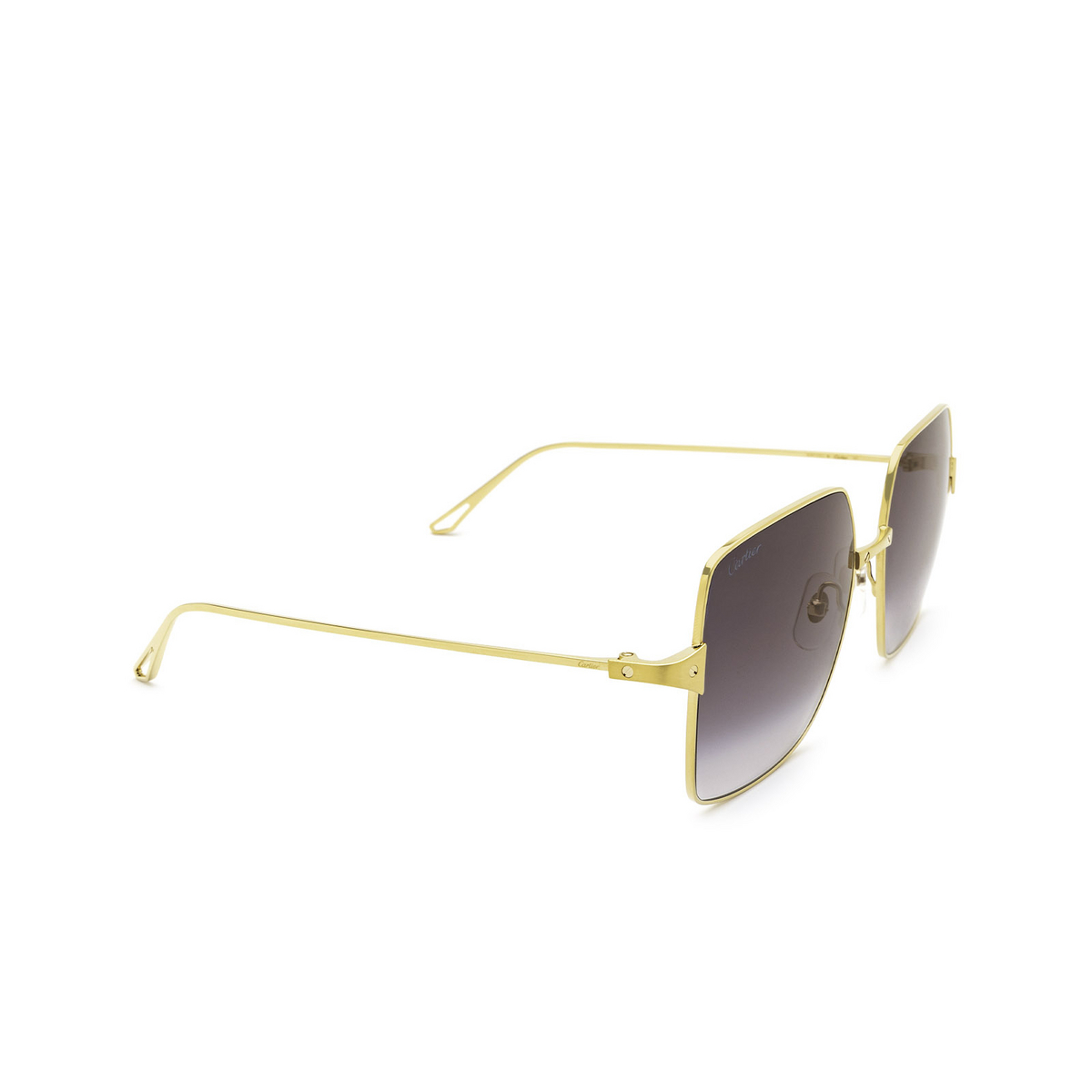 Cartier CT0297S Sunglasses 001 Gold - three-quarters view