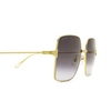 Gafas de sol Cartier CT0297S 001 gold - Miniatura del producto 3/4