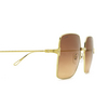 Gafas de sol Cartier CT0297S 003 gold - Miniatura del producto 3/5