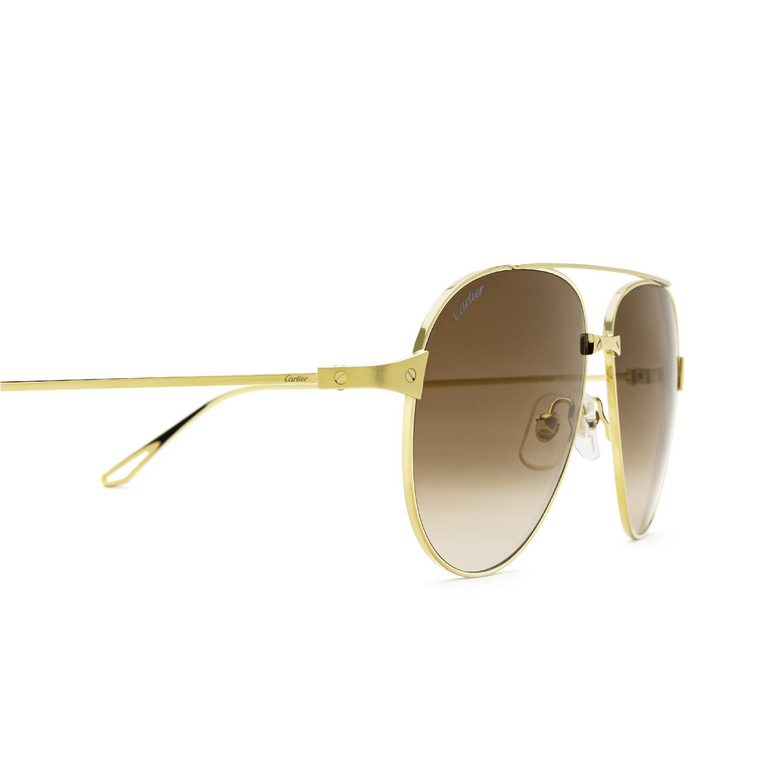 Cartier CT0298S Sunglasses 007 gold - 3/4