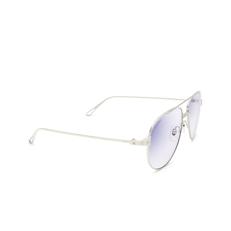 Cartier CT0298S Sunglasses 011 silver - 2/5