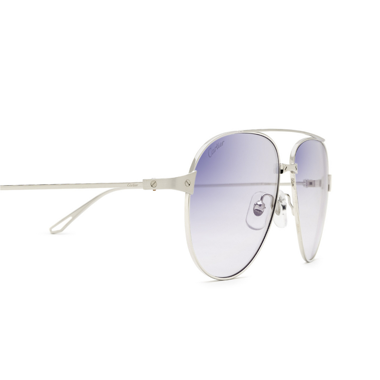Cartier CT0298S Sunglasses 011 silver - 3/5