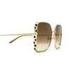 Cartier CT0299S Sunglasses 002 gold - product thumbnail 3/4