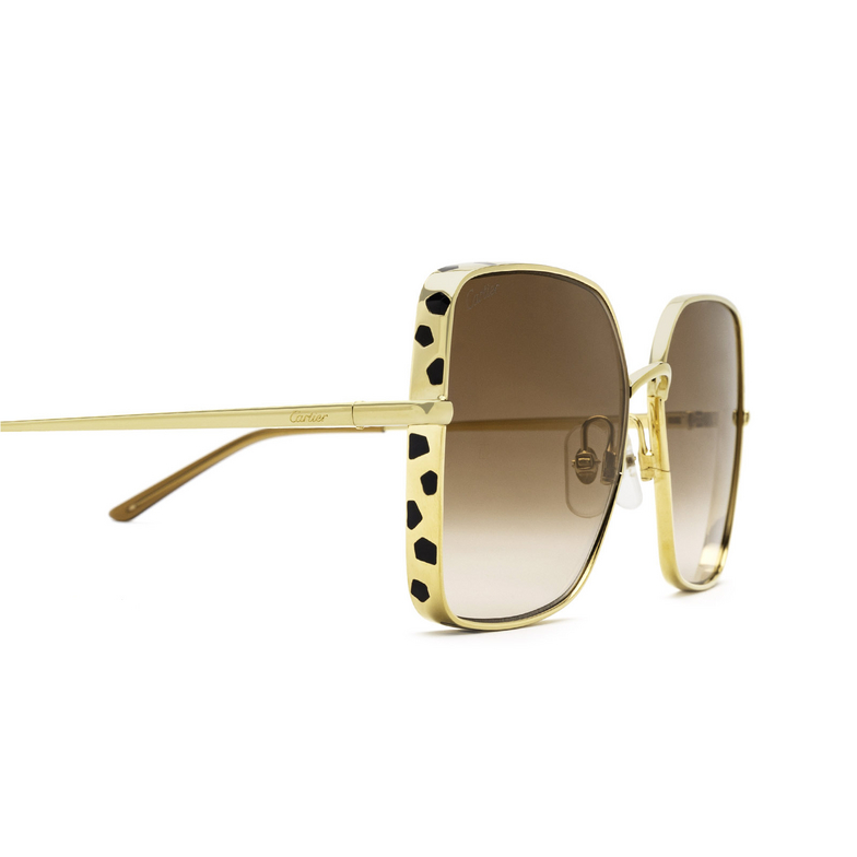 Cartier CT0299S Sunglasses 002 gold - 3/4