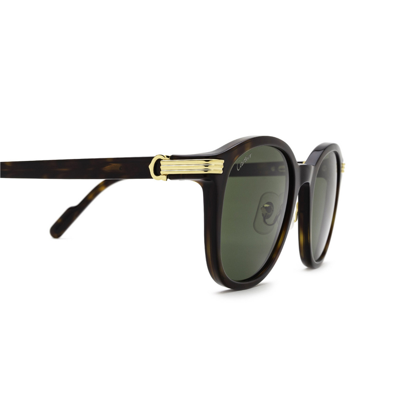 Cartier CT0302S Sunglasses 006 havana - 3/4