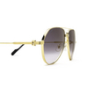 Gafas de sol Cartier CT0303S 001 gold - Miniatura del producto 3/4