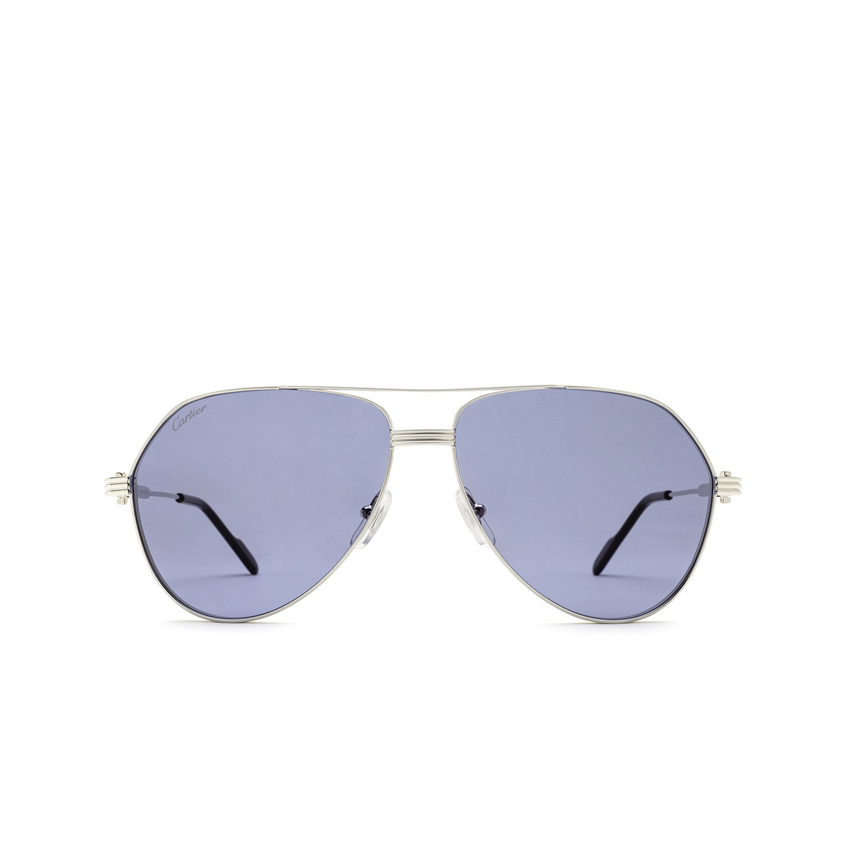 Cartier CT0303S Sunglasses 003 Silver - front view