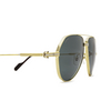 Cartier CT0303S Sunglasses 004 gold - product thumbnail 3/5