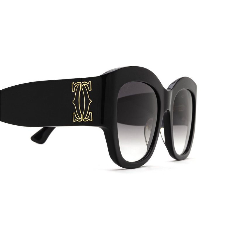 Cartier CT0304S Sunglasses 001 black - 3/5