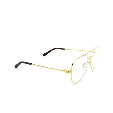 Cartier CT0307O Korrektionsbrillen 001 gold - Dreiviertelansicht