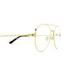 Gafas graduadas Cartier CT0307O 001 gold - Miniatura del producto 3/5