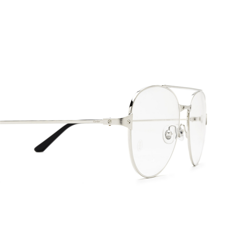 Cartier CT0307O Eyeglasses 002 silver - 3/4