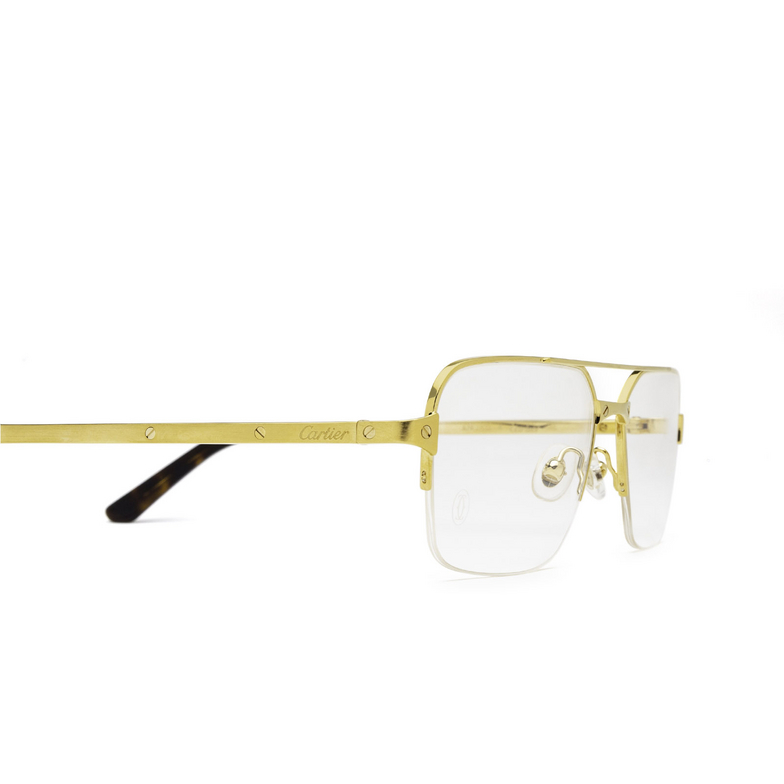 Cartier CT0308O Eyeglasses 001 gold - 3/5