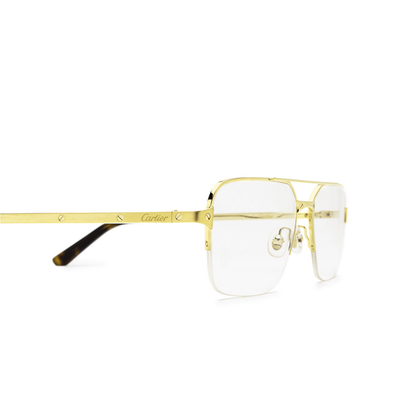 Cartier CT0308O Eyeglasses 003 gold - 3/4