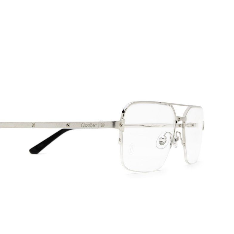 Cartier CT0308O Eyeglasses 004 silver - 3/4