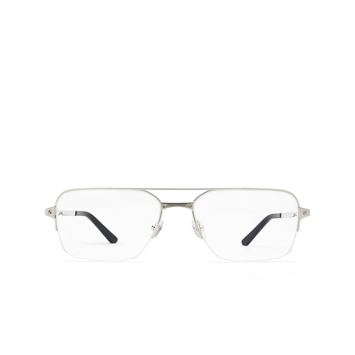 Cartier CT0308O Eyeglasses 004 Silver - front view