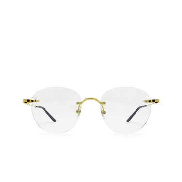 Lunettes de vue Cartier CT0309O 001 gold - Vue de face