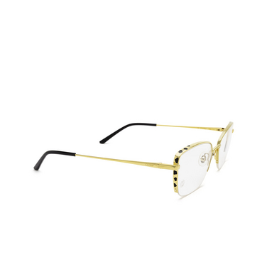 Cartier CT0311O Eyeglasses 001 gold - three-quarters view
