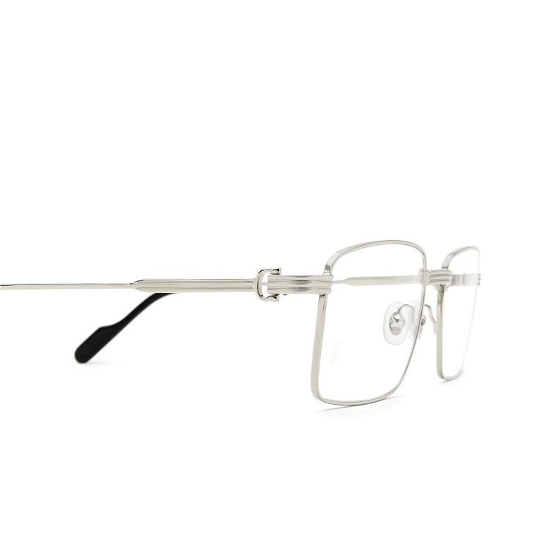 Cartier CT0314O Eyeglasses 002 silver - 3/4