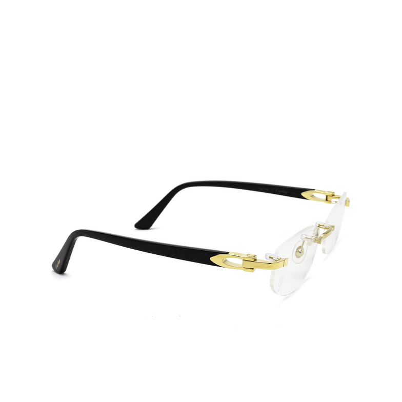 Cartier CT0318O Eyeglasses 001 black - 2/4