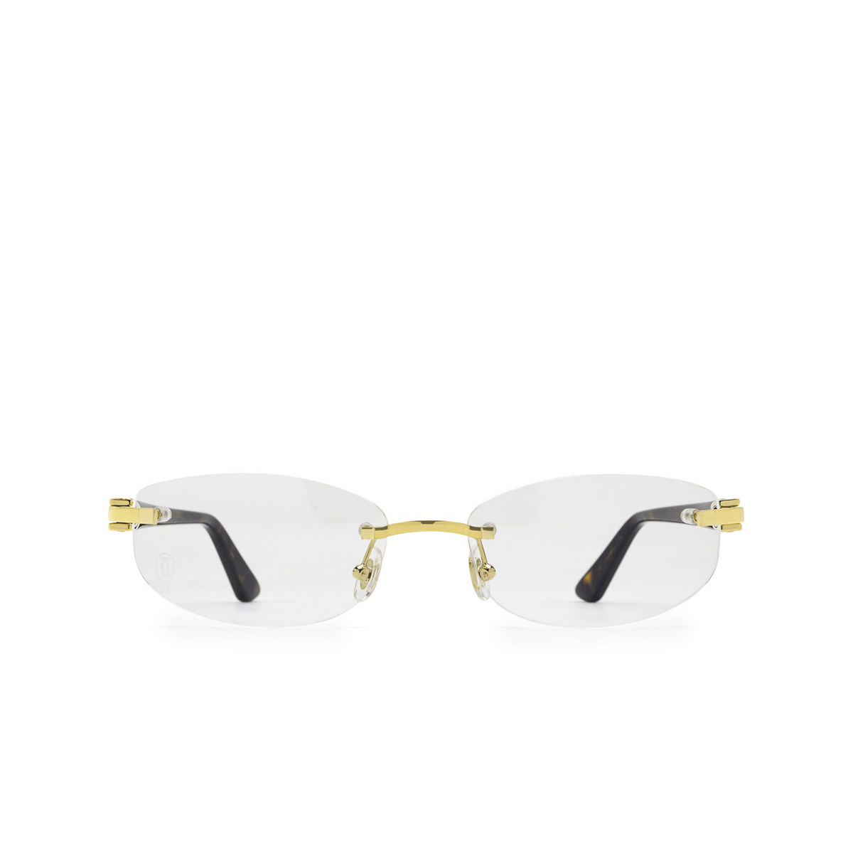 Cartier CT0318O Eyeglasses 002 Havana - front view
