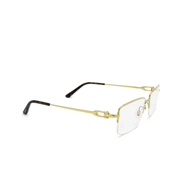 Cartier CT0319O Korrektionsbrillen 001 gold - Dreiviertelansicht