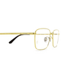Gafas graduadas Cartier CT0320OA 001 gold - Miniatura del producto 3/5