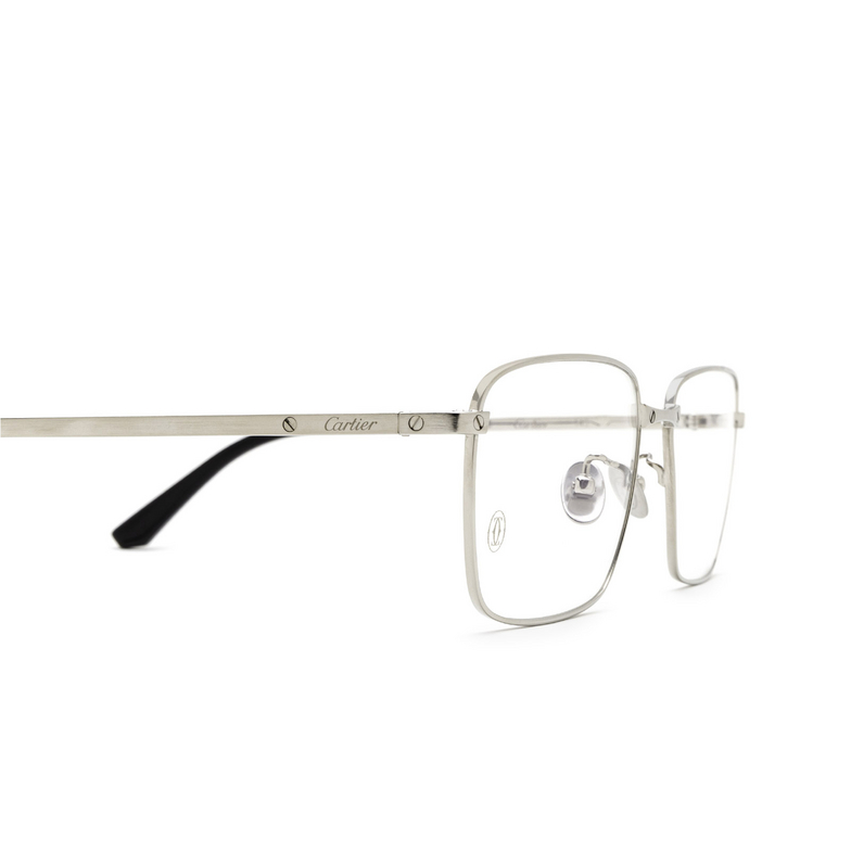 Cartier CT0320OA Eyeglasses 002 silver - 3/4